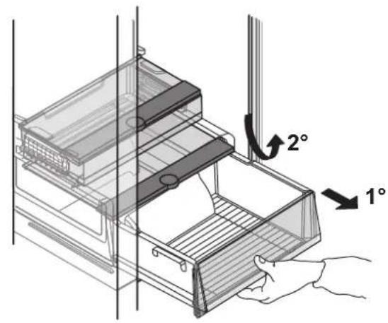 BAUKNECHT KGITN 18F2 M - De lade van de koelkast verwijderen - 2