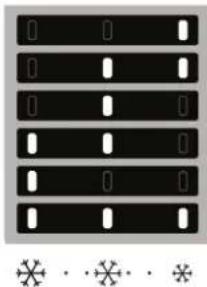 BAUKNECHT KSI 10VF3 - LEDs branden Temperatuur instellen - 1