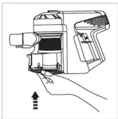 INVICTUS X5 - Vaciado del depósito de polvo (limpieza rápida) - 2