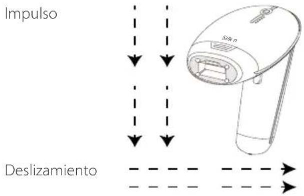 Silk'n 7 - Tanto si decide realizar pulsaciones como deslizamiento: - 1