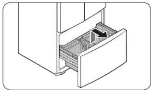 SAMSUNG RF25A5202SL - Bac inférieur - 1