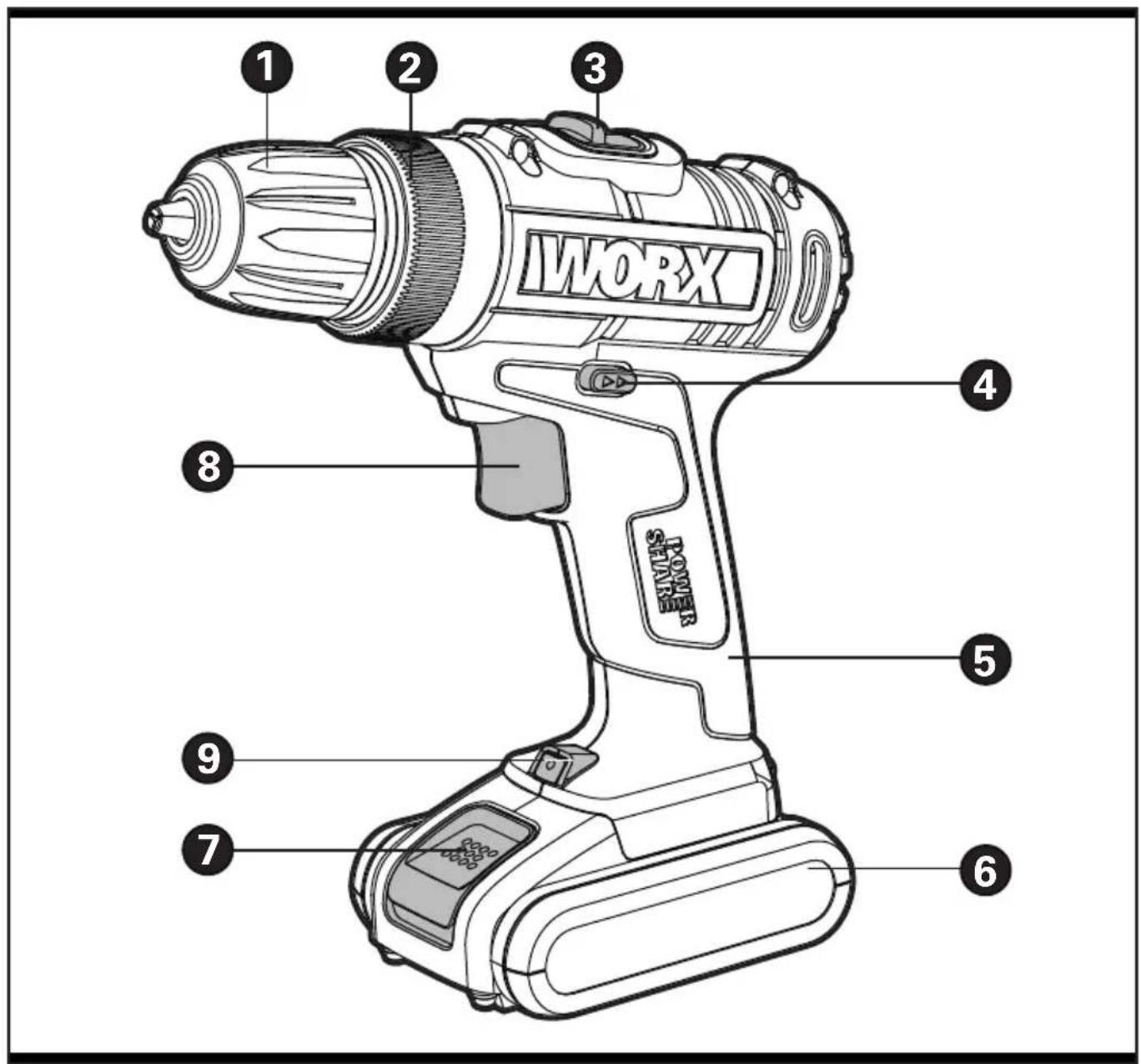 WORX WX108.9 - 1