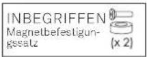 Zafferano Sister Light Mini - Montageanleitung > MAGNETISCHE BEFESTIGUNG - 1
