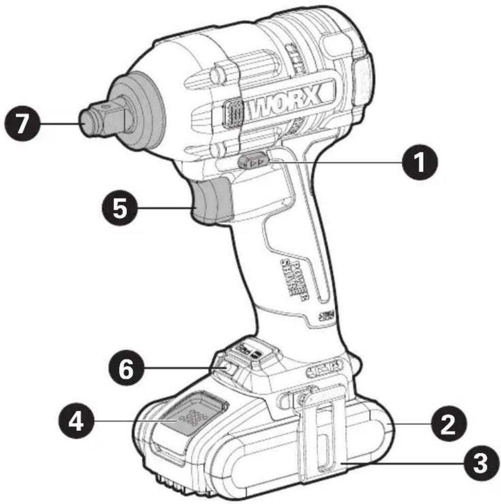 WORX WX272.9 - 1