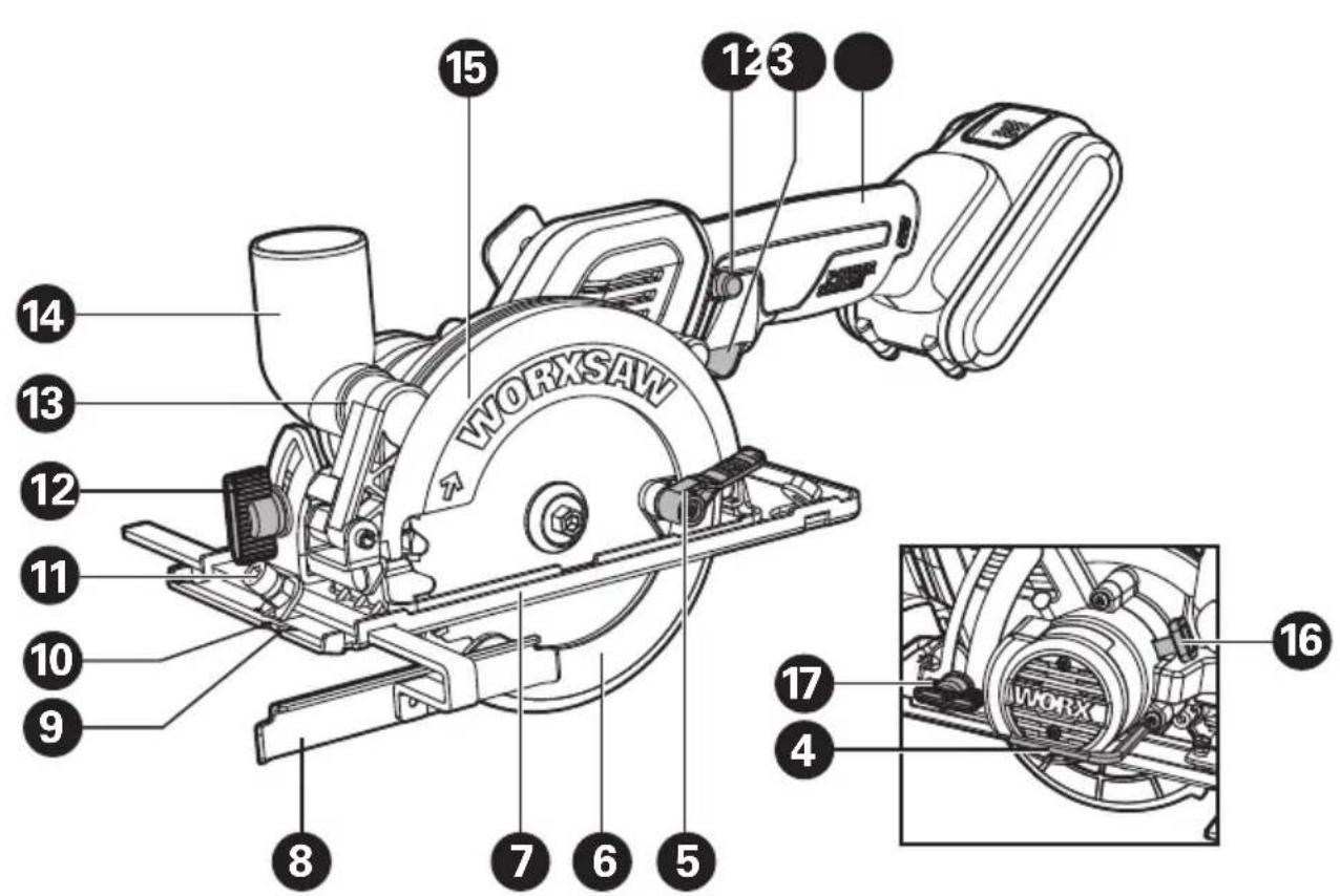WORX WX531.9 - 1