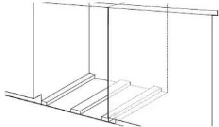 KITCHENAID KDTF324PPA - Built-up floors - add shims as needed - 1