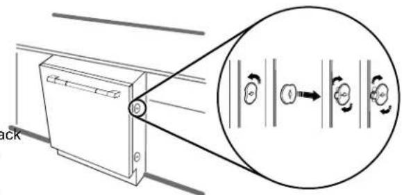 KITCHENAID KDTF324PPA - Adjust side spacers - 1