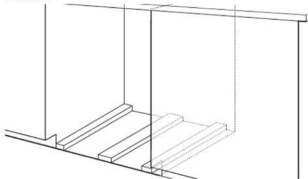 KITCHENAID KDTF324PPA - Surélever le plancher - ajouter des cales besoin - 1