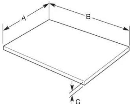 KITCHENAID KDTF324PPA - Dimensions du panneau personnalisé - 1