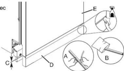 KITCHENAID KDTF924PPS - Installation du joint en T (sur certains modèles) - 1