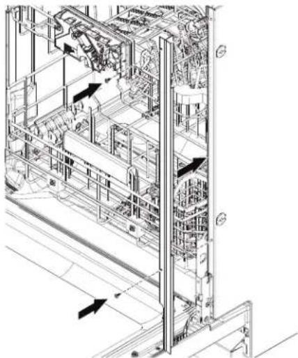KITCHENAID KDTF924PPS - Vérifier de nouveau l'alignement du lave-vaisselle avec l'ouverture - 4