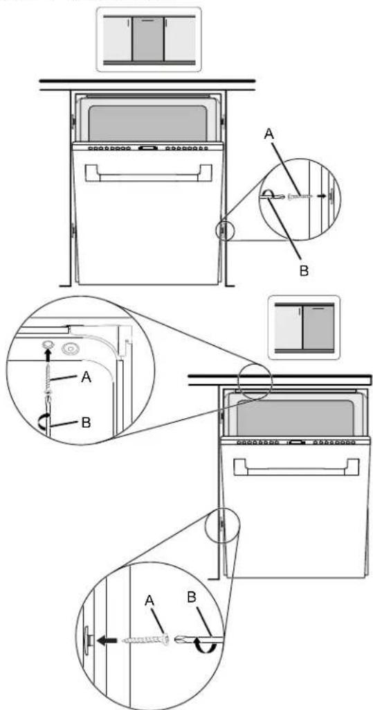 KITCHENAID KDTF924PPS - Cabinet Attachment: - 1