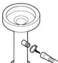 KITCHENAID KDTF924PPA - Option B : Sans broyeur de déchets - sans brise-siphon - 3