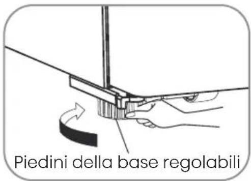 HISENSE RQ5P470SMFE - Livellamento dell'apparecchio (se necessario) - 2