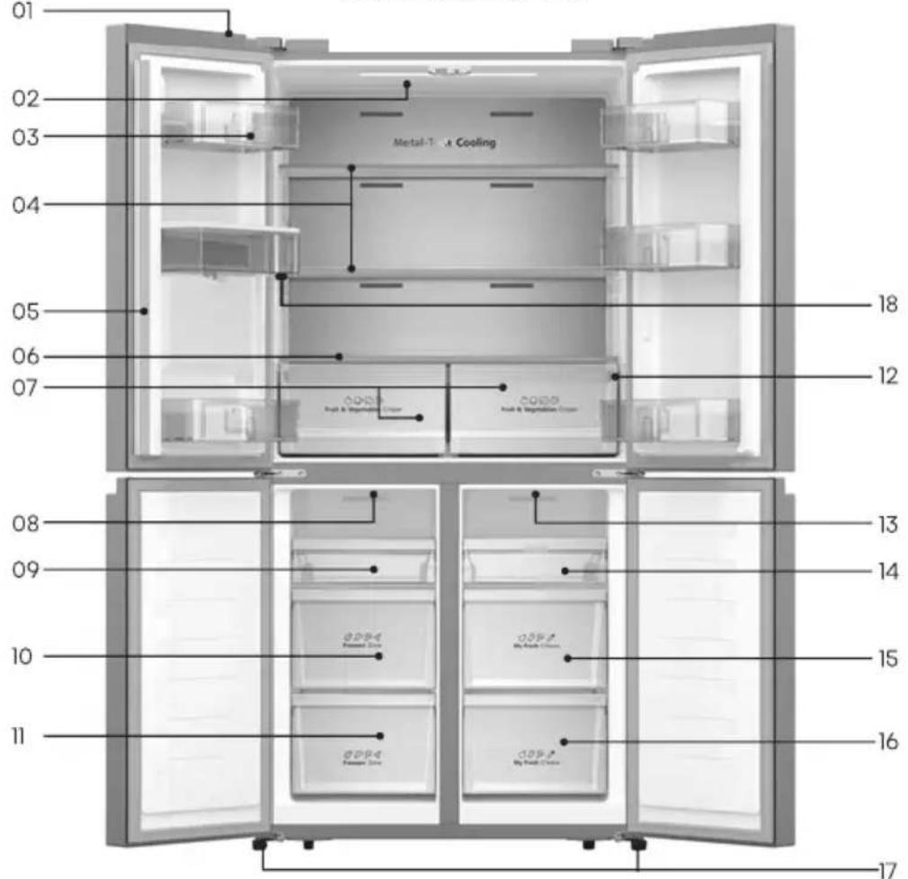 HISENSE RQ5P470SMFE - Beschreibung des Geräts - 1