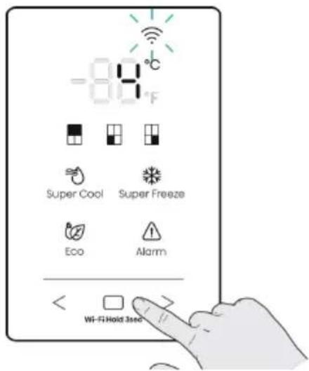 HISENSE RQ5P470SMFE - Connecting your refrigerator to Wi-Fi - 1