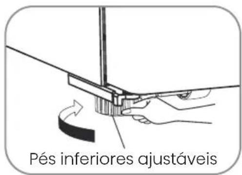 HISENSE RQ5P470SMFE - Nivelar o eletrodométrico (se necessário) - 2