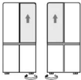 HISENSE RQ768N4GBE - Nivellering van het apparaat - 2