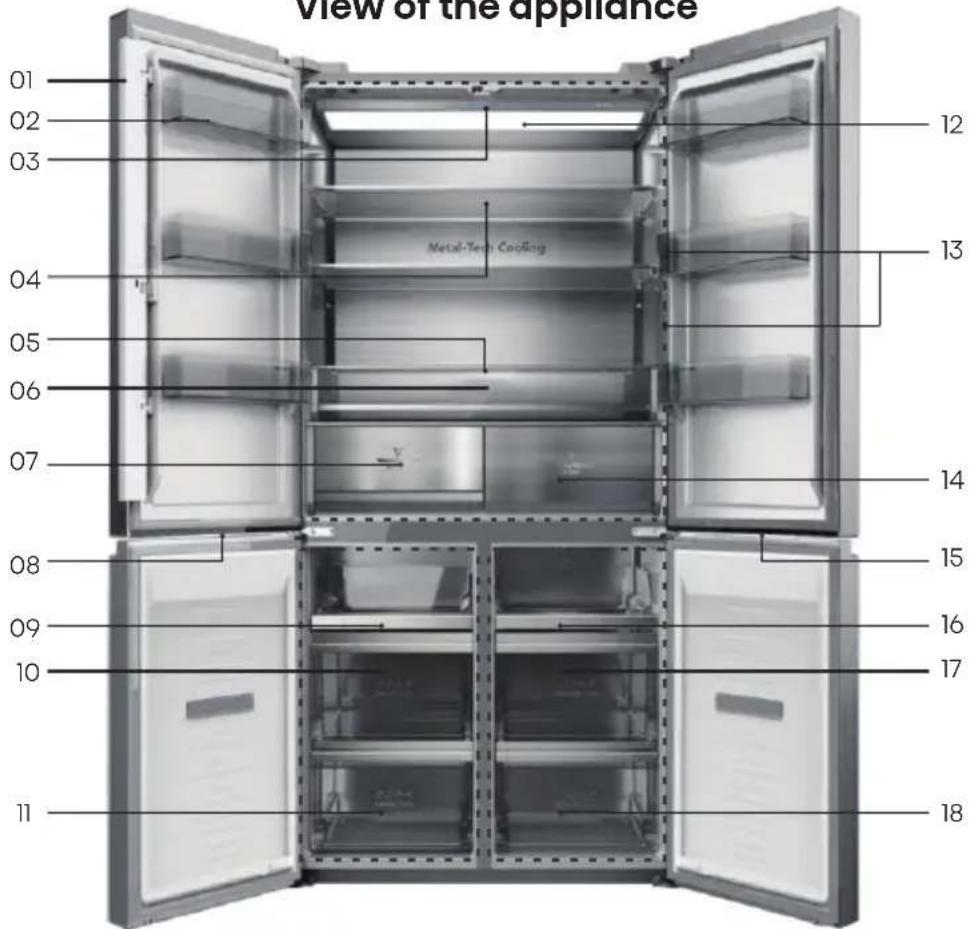HISENSE RQ768N4GBE - Description of the appliance - 1
