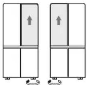 HISENSE RQ768N4GBE - Nivelamento do aparelho - 2