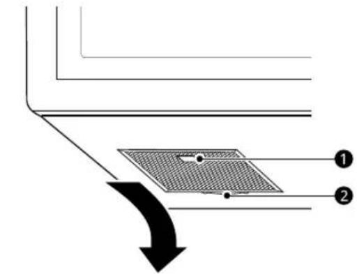 LG MVEF1323F - Remplacement du filtre à charbon - 1