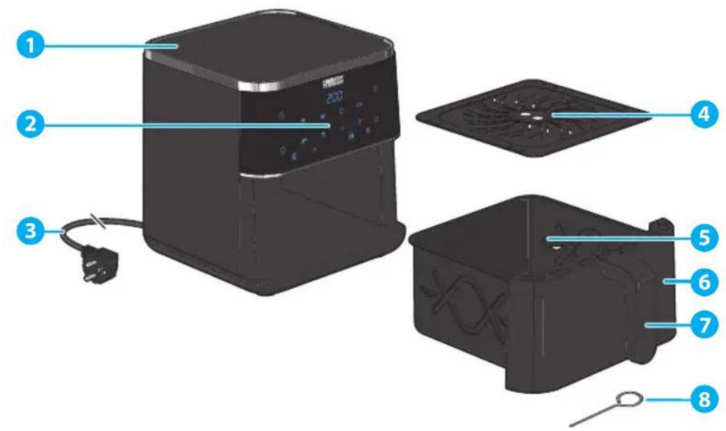 PRINCESS Airfryer 182244 - 2