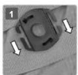 Princeton Tec Switch RGB - Schéma 5 – Fixation MOLLE - 1