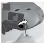 Princeton Tec Switch RGB - Schéma 9 – Fixation au-dessus du rail (Above Rail Mount, ABR) - 6