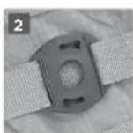 Princeton Tec Switch RGB - Schéma 5 – Fixation MOLLE - 2