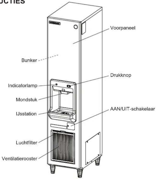 Hoshizaki DIM-40DE-HC - CONSTRUCTIE - 1