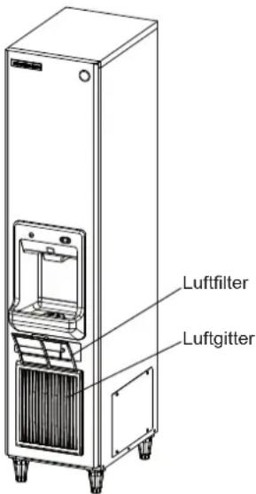 Hoshizaki DIM-40DE-HC - [b] Luftfilter - 1
