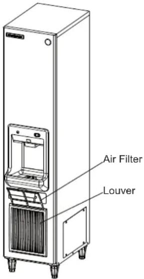 Hoshizaki DIM-40DE-HC - [b] Air Filter - 1