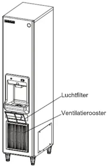 Hoshizaki DIM-40DE-HC - [b] Luchtfilter - 1