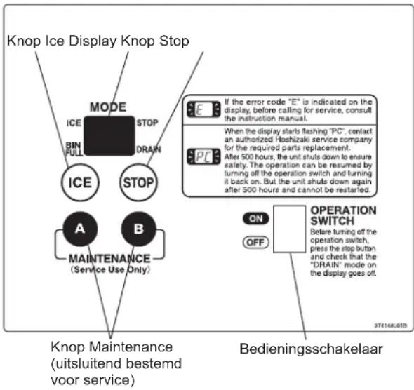 Hoshizaki FM-480AWKE-R452-SB - UITZETTEN - 1