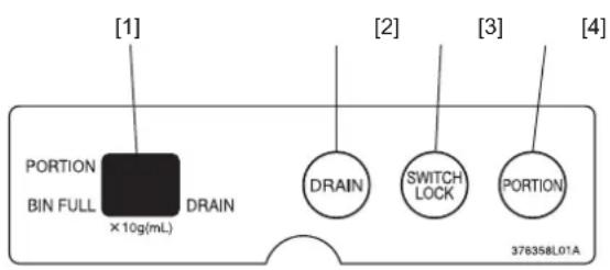 Hoshizaki DCM-60KE-P-HC - Bedieningspaneel - 1