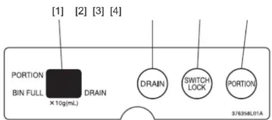 Hoshizaki DCM-120KE-HC - Panneau de contrôle - 1