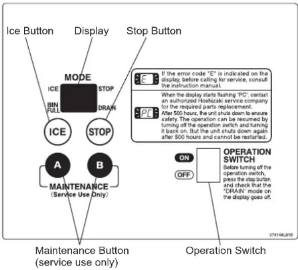 Hoshizaki FM-600AWKE-R452-SB - SHUT DOWN - 1