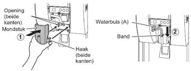 Hoshizaki DCM-60KE-HC - [b] Reiniging/ontsmetting van voorpaneel, mondstuk, hendel en afgifteopening (dagelijks) - 4