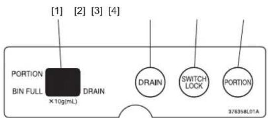 Hoshizaki DCM-60KE-HC - Panneau de contrôle - 1