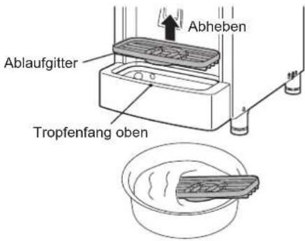 Hoshizaki DCM-60KE-HC - [c] Ablaufgitter, Tropfenfangreinigung/Desinfektion (täglich) - 1