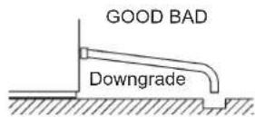 Hoshizaki IM-130WNE-HC - WATER SUPPLY AND DRAIN CONNECTIONS - 1