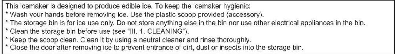 Hoshizaki IM-130NE-HC - OPERATING INSTRUCTIONS - 3