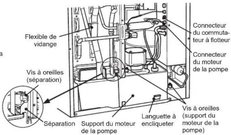 Hoshizaki KMD-270ABE-R452 - INSTALLATION DE LA COMMANDE DU BAC - 1