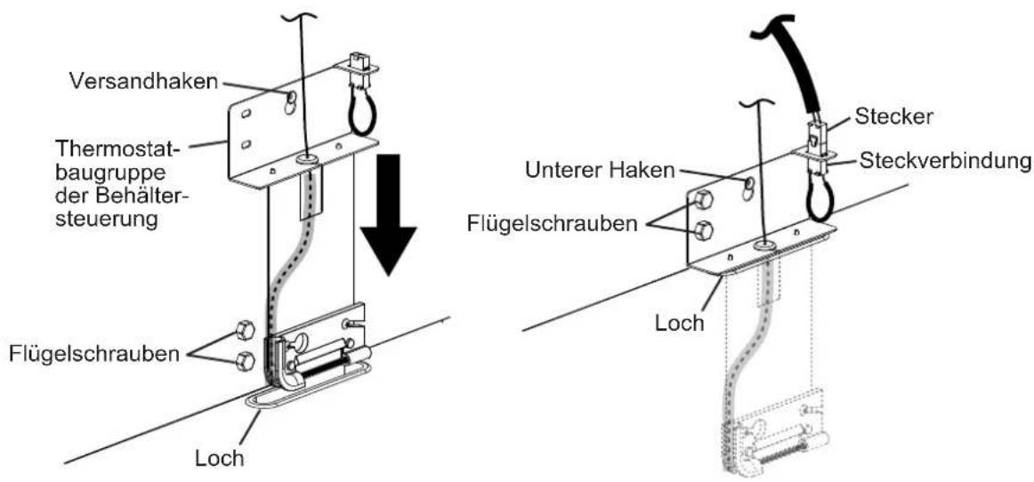 Hoshizaki KM-470AJE-R452 - Installation der Behältersteuerung - 1