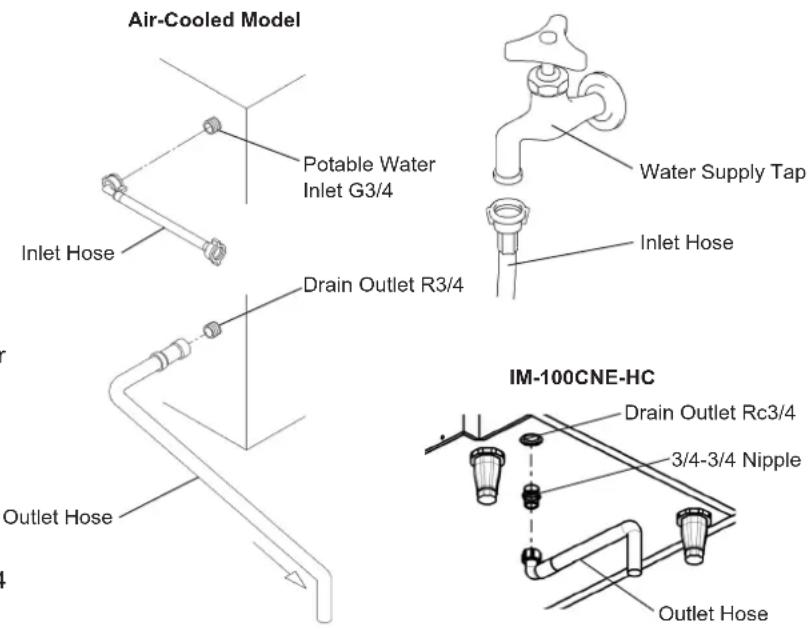 Hoshizaki IM-240NE-HC - [Air-Cooled Model] - 1