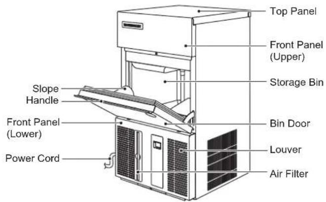 Hoshizaki IM-240NE-HC - CONSTRUCTION - 1