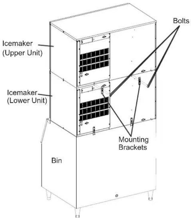 Hoshizaki KM-590DJE-R452 - Installation of Upper Unit - 1