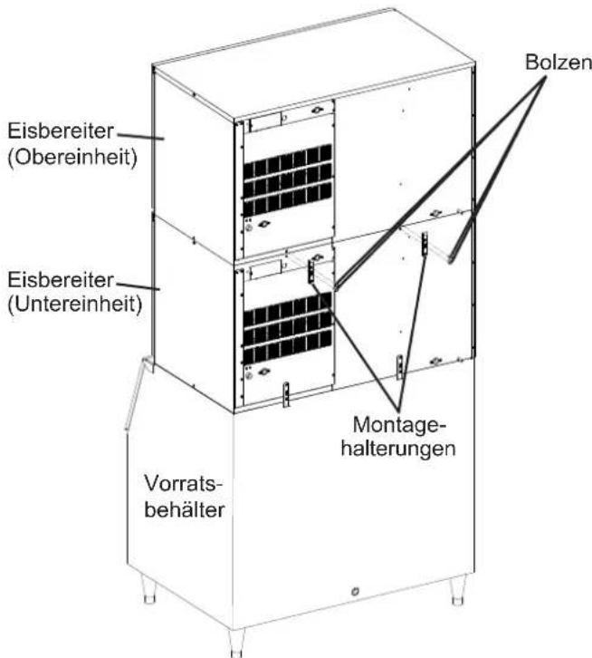 Hoshizaki KM-590DJE-R452 - Installation der Obereinheit - 1