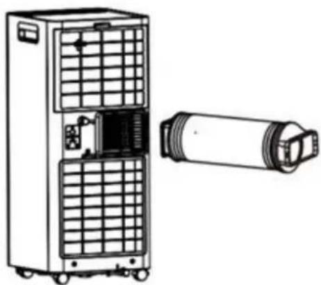 Orbegozo ADR 71 - INSTALLEZ L'ENSEMBLE DE TUBE DE SORTIE D'AIR - 8