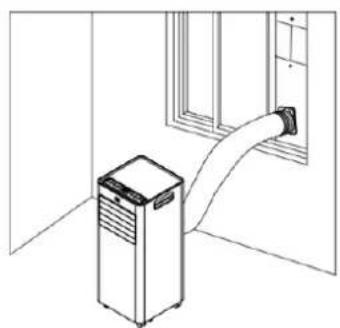 Orbegozo ADR 71 - INSTALL THE AIR CONDITIONER BODY. - 2